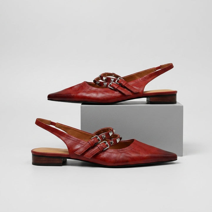 Mara Studded Slingback Flat