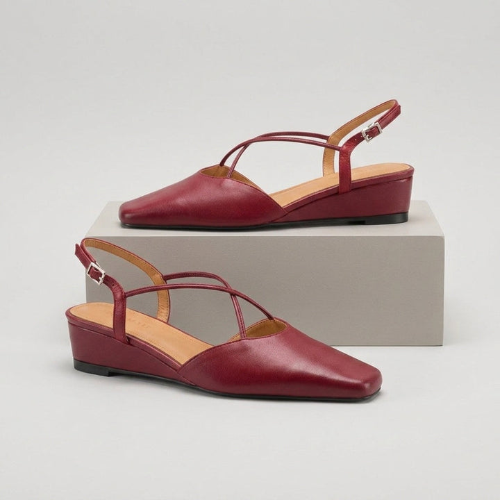 Nora Crossover Slingback Flat