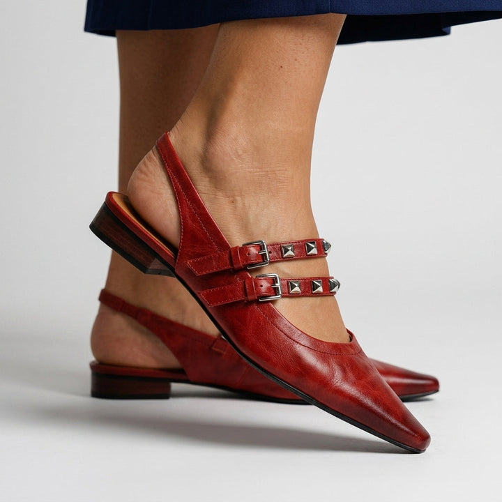 Mara Studded Slingback Flat