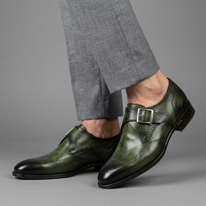 Jackson Wingtip Monk Strap