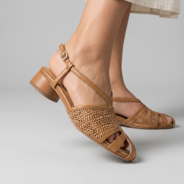 Mara Woven Slingback Sandal