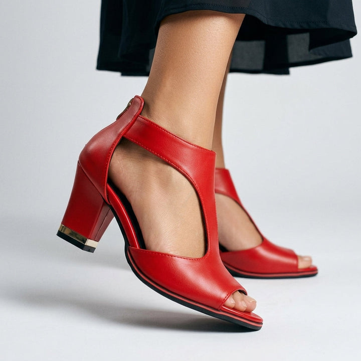 Brynne Cutout Block Heel