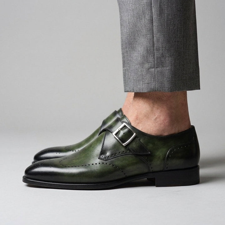 Jackson Wingtip Monk Strap