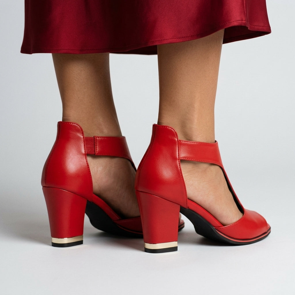 Brynne Cutout Block Heel