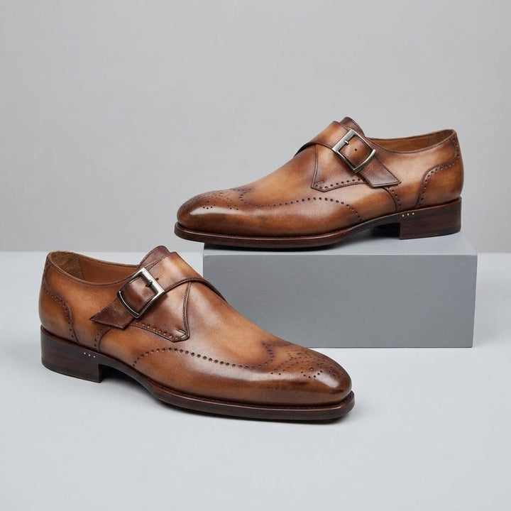 Jackson Wingtip Monk Strap