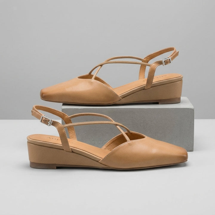 Nora Crossover Slingback Flat