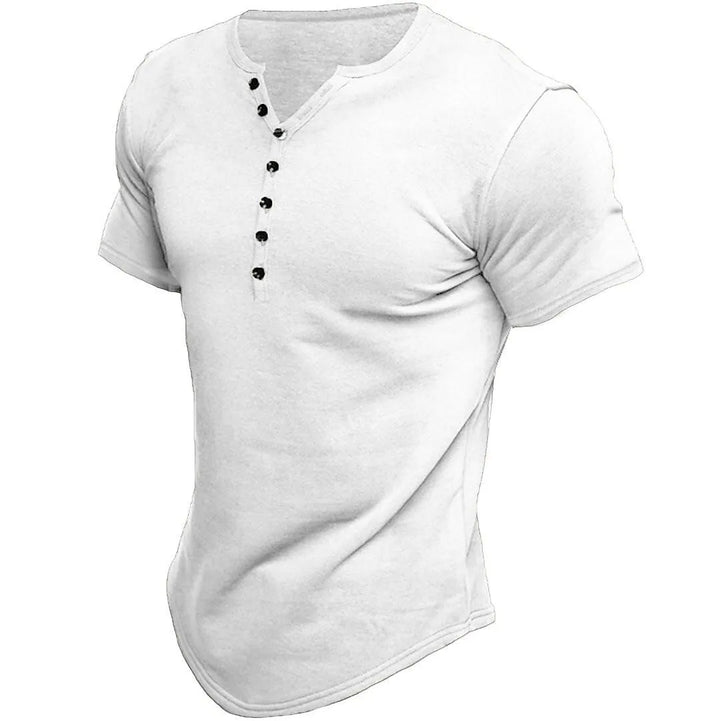 Ellis Henley T-shirt Casual Vintage