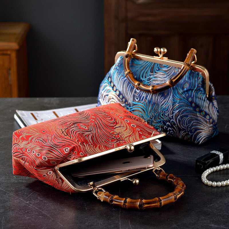 Maeve Bamboo Handle Purse
