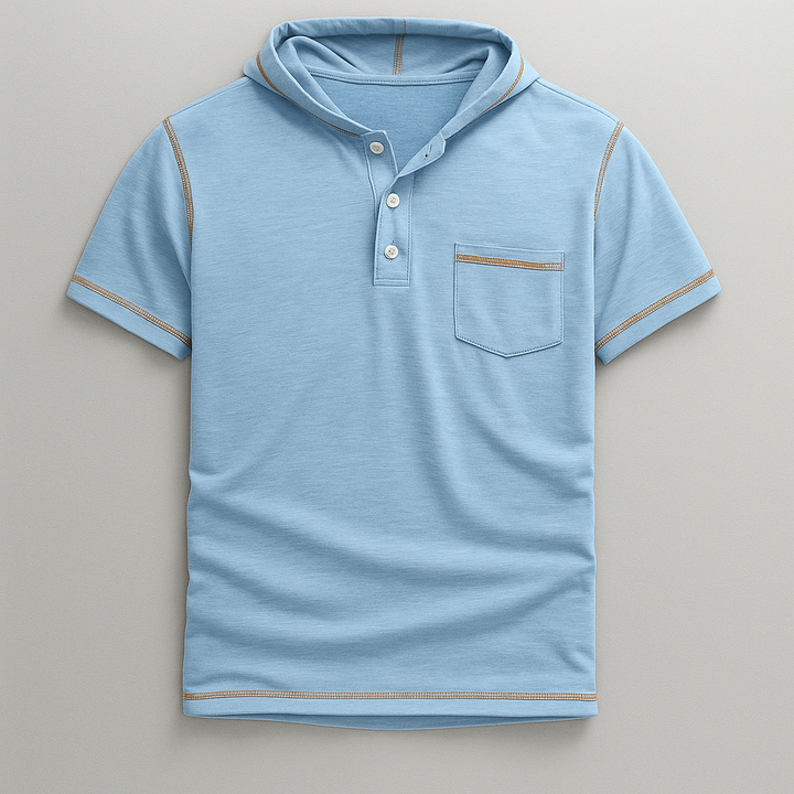 Collins Hooded Polo Shirt