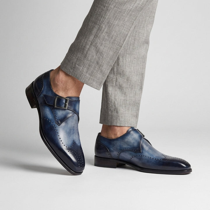 Jackson Wingtip Monk Strap