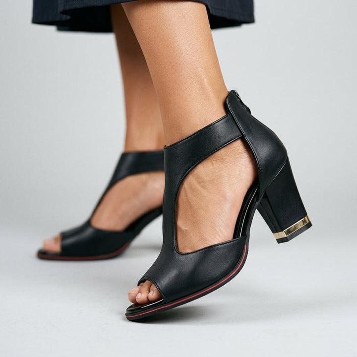 Brynne Cutout Block Heel