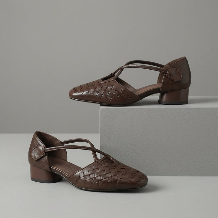 Elara Cross Strap Pump