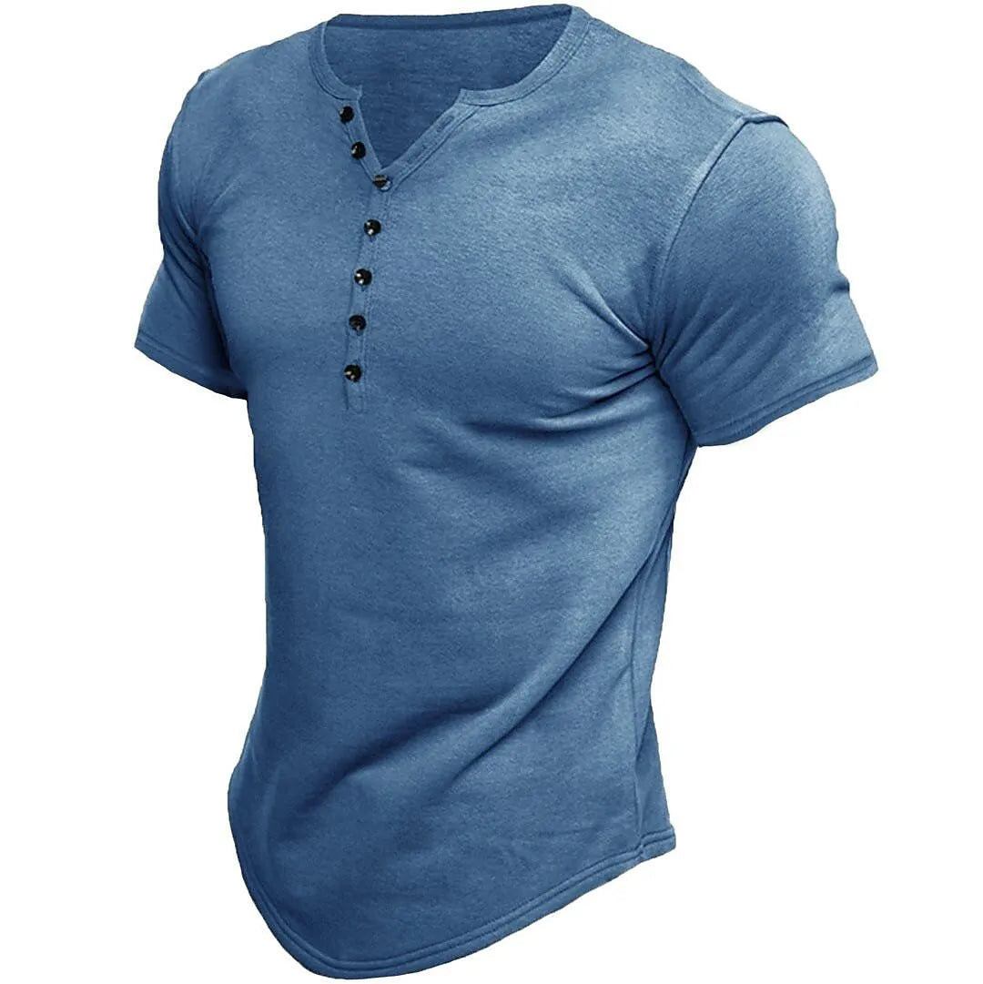 Ellis Henley T-shirt Casual Vintage