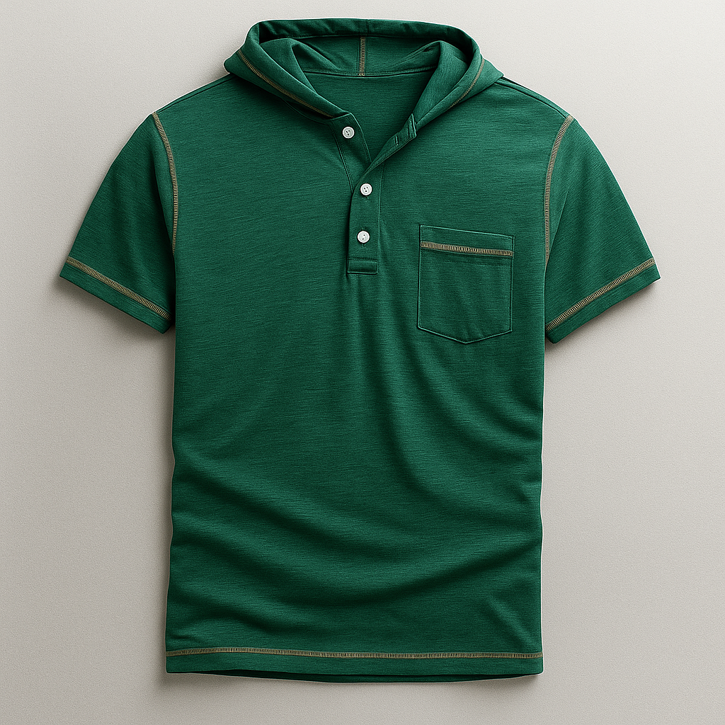 Collins Hooded Polo Shirt