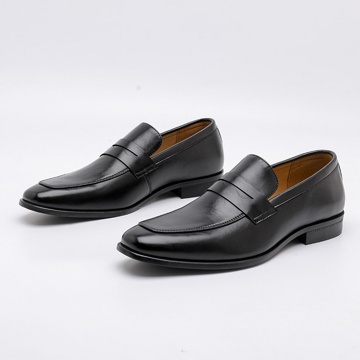 Bradford Genuine Leather Penny Loafers