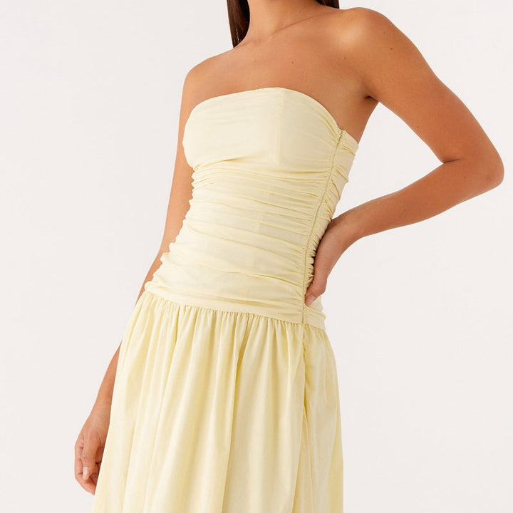 Lilac Strapless Dress