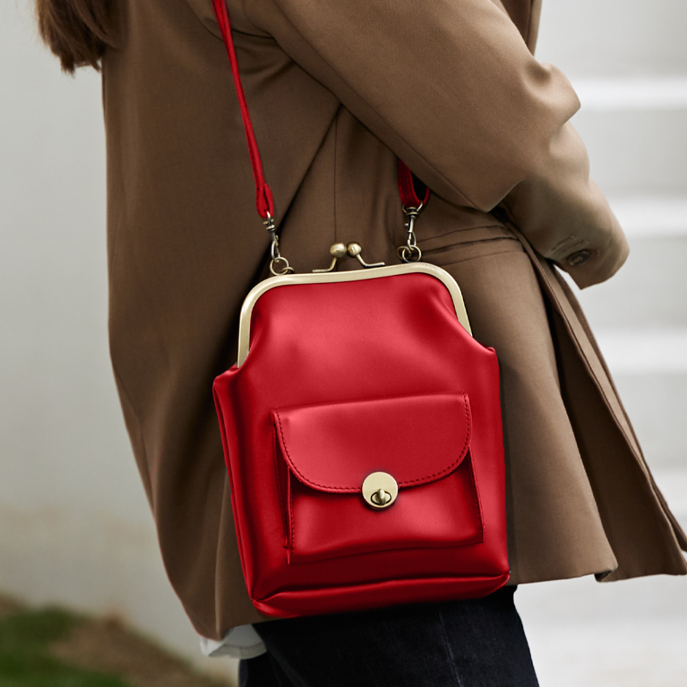 Vintage Kiss-Lock Bag -  Clara&