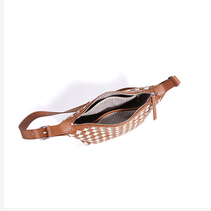 Lily Woven Hobo Bag