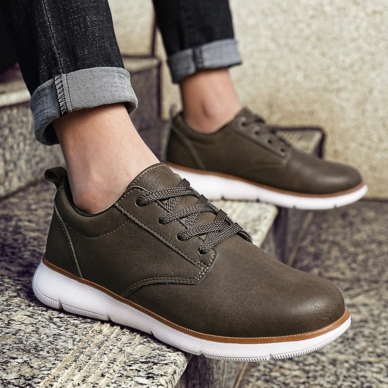 Walker Leather Low Top Sneaker