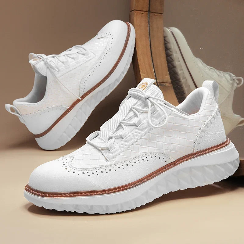 Holden Leather Brogue Sneakers
