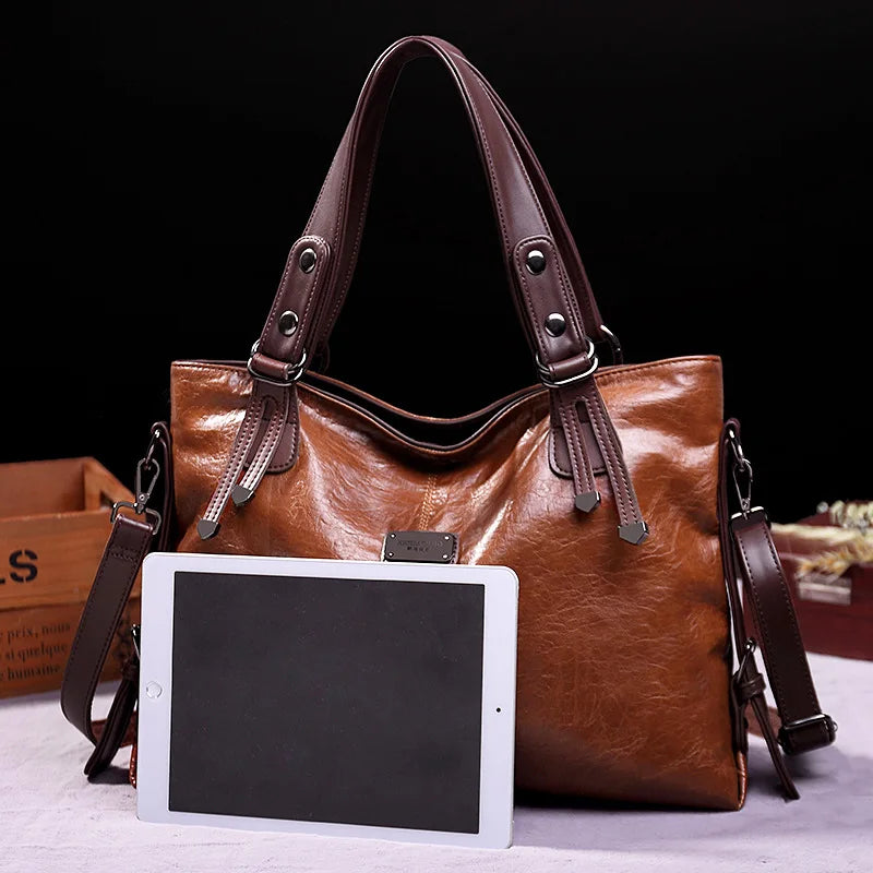 Maison Clara Leather Tote Bag