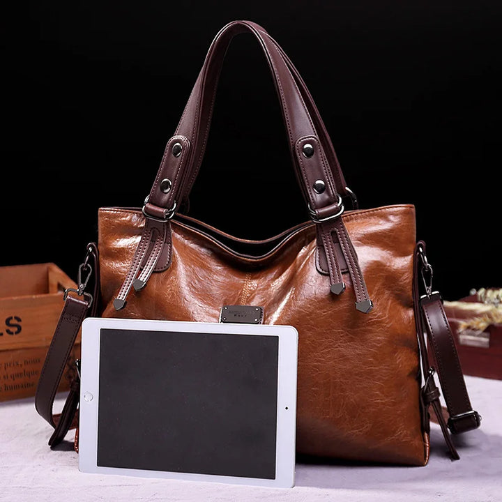 Maison Clara Leather Tote Bag