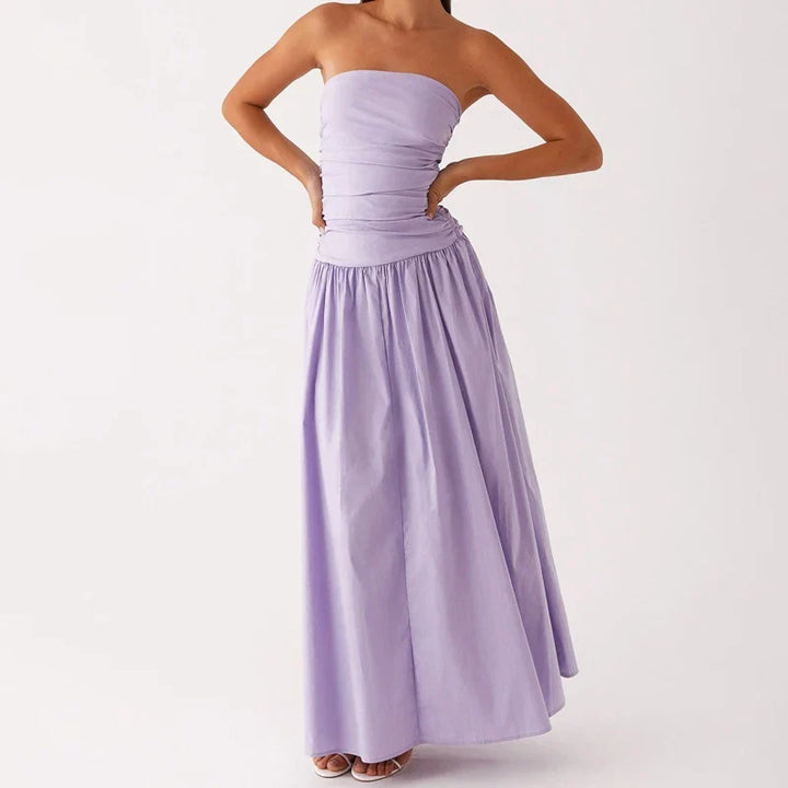 Lilac Strapless Dress