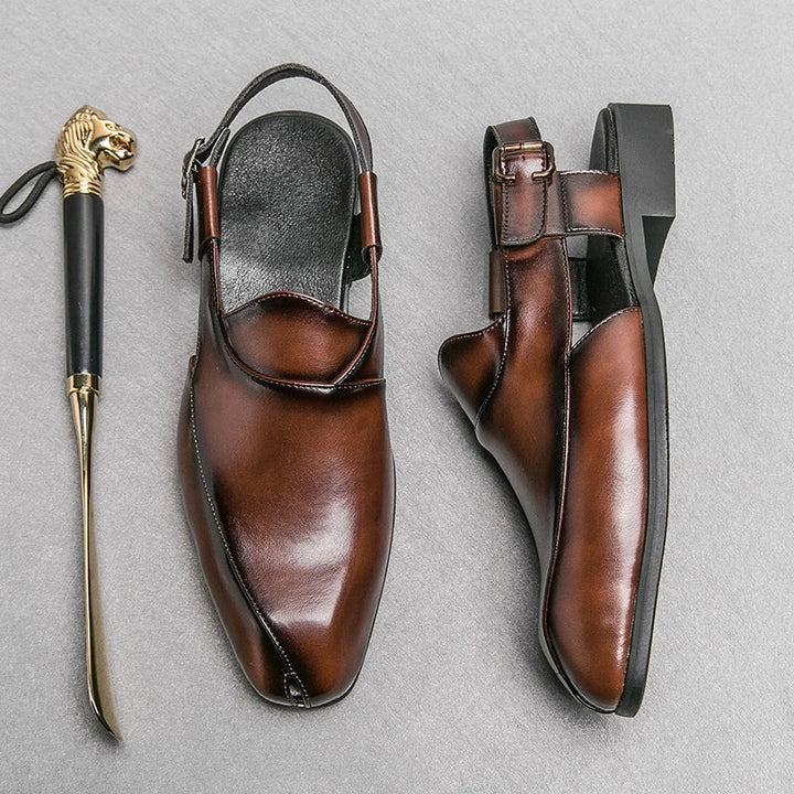 Westbrook Leather Cutout Loafers