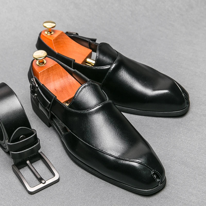 Westbrook Leather Cutout Loafers