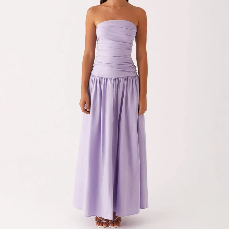 Lilac Strapless Dress