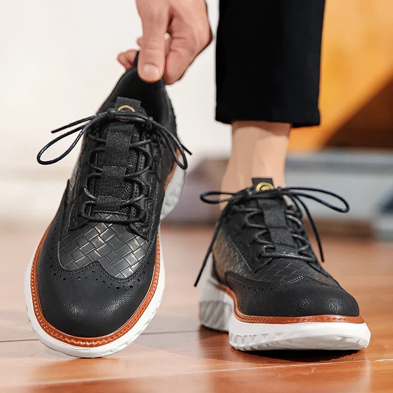 Holden Leather Brogue Sneakers
