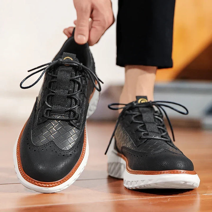 Holden Leather Brogue Sneakers