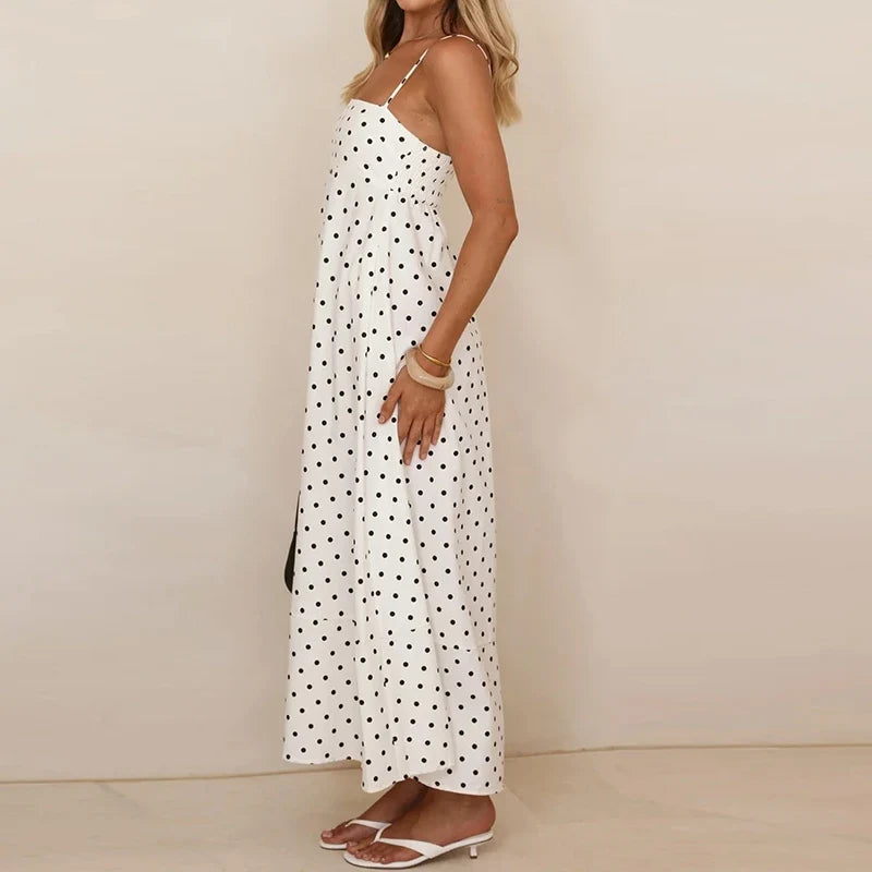 Elara Polka Dot Dress