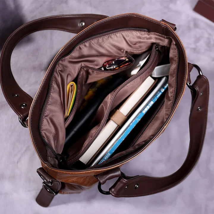 Maison Clara Leather Tote Bag