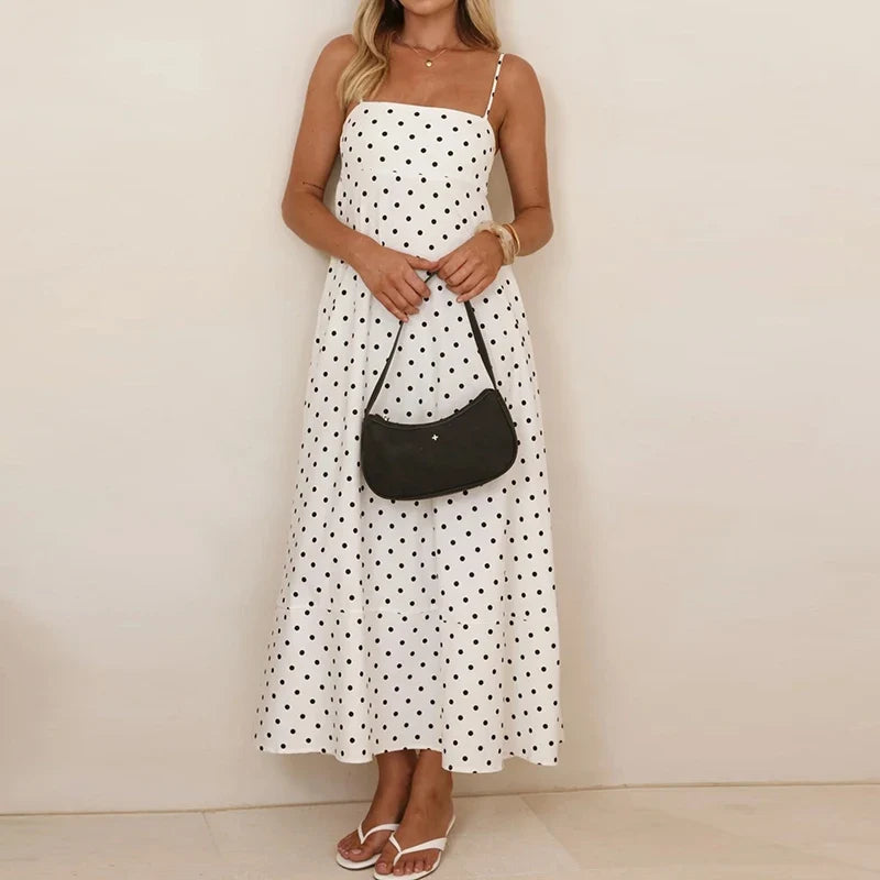 Elara Polka Dot Dress