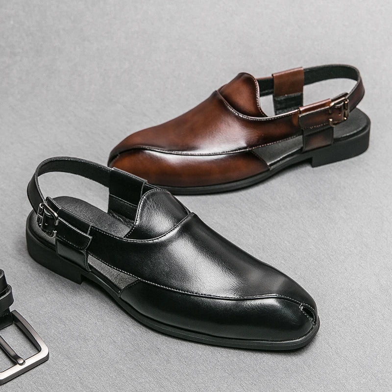 Westbrook Leather Cutout Loafers