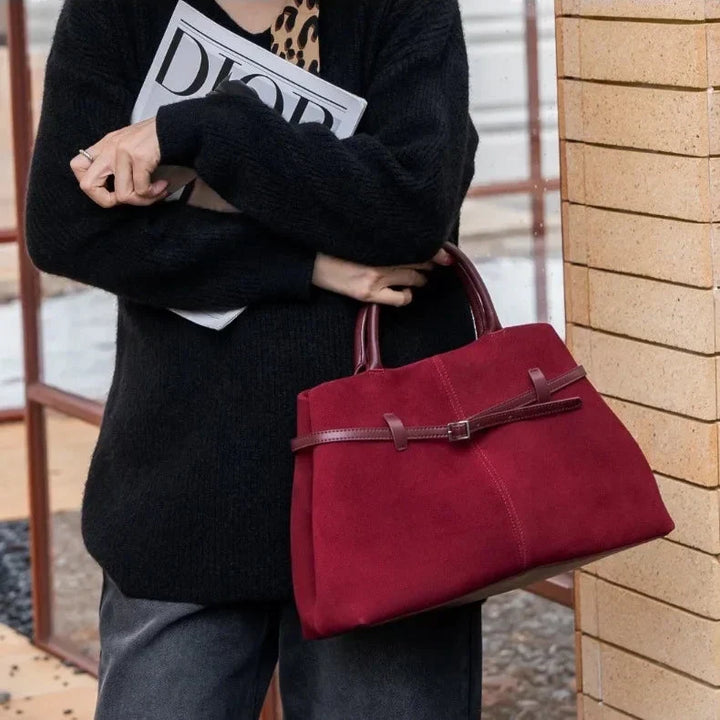 Elodie Suede Tote