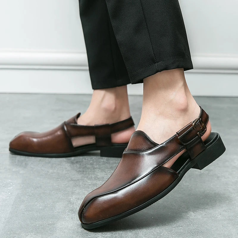 Westbrook Leather Cutout Loafers