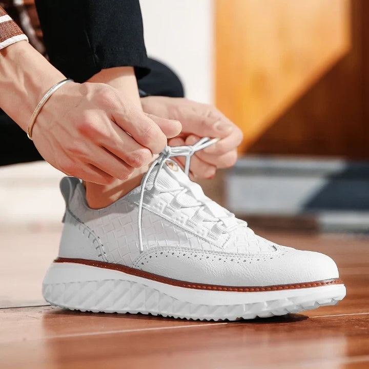 Holden Leather Brogue Sneakers
