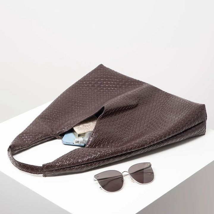 Sylvie Woven Hobo Bag