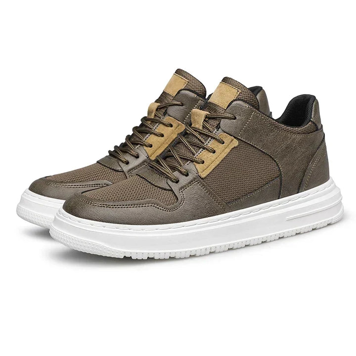 Ridgewood Leather Mid Top Sneaker