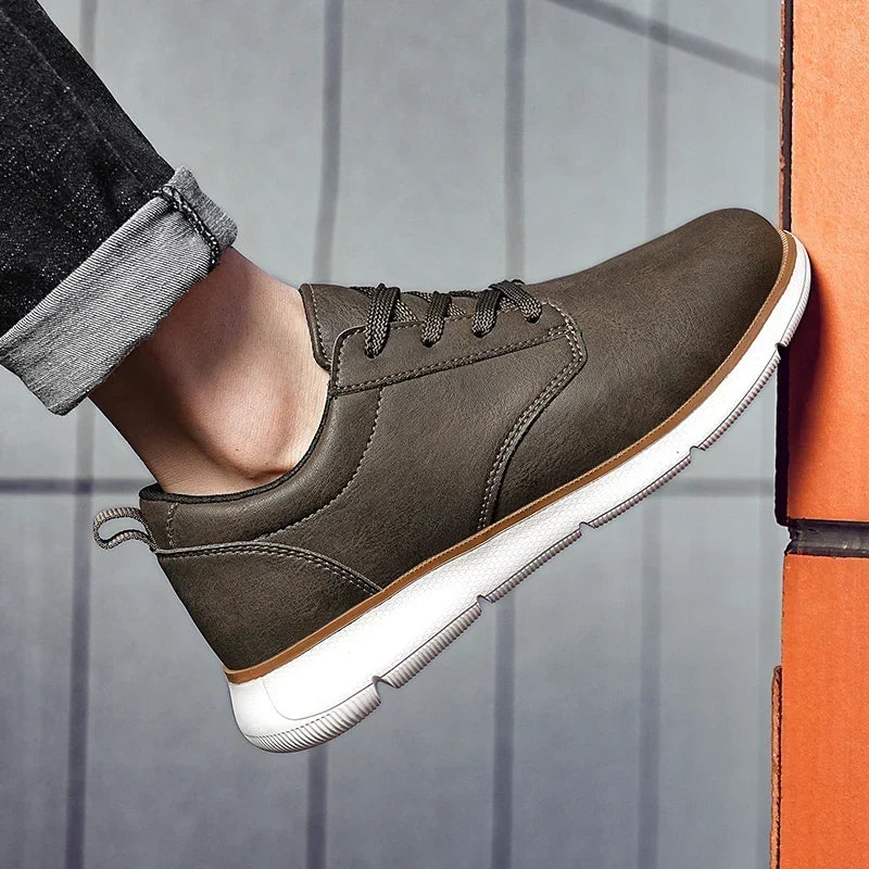 Walker Leather Low Top Sneaker
