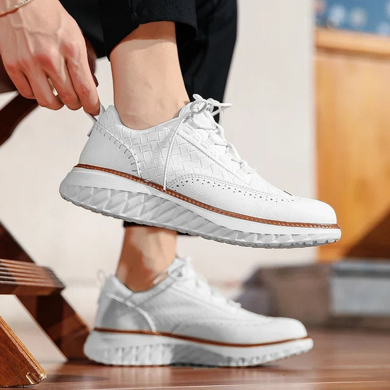 Holden Leather Brogue Sneakers