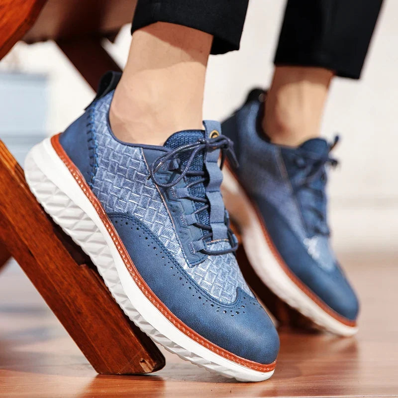 Holden Leather Brogue Sneakers