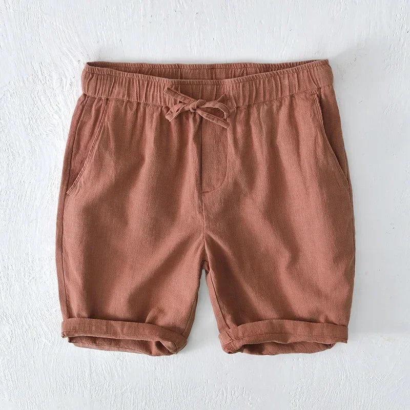 Everett Linen Blend Shorts