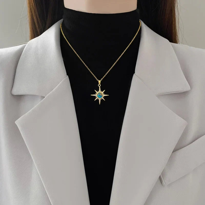 Starburst Pendant Necklace
