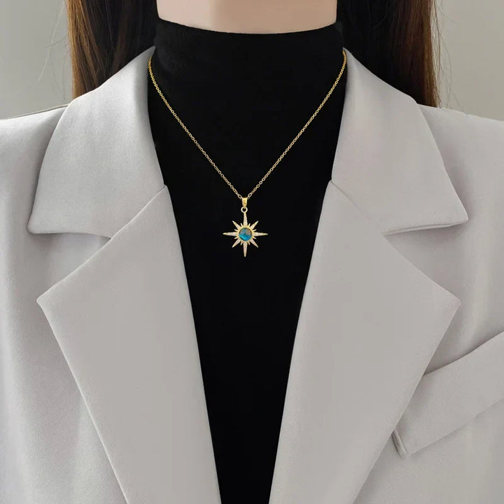 Starburst Pendant Necklace