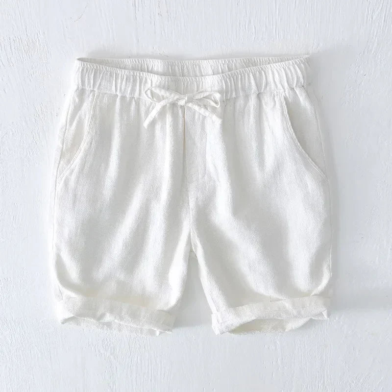 Everett Linen Blend Shorts