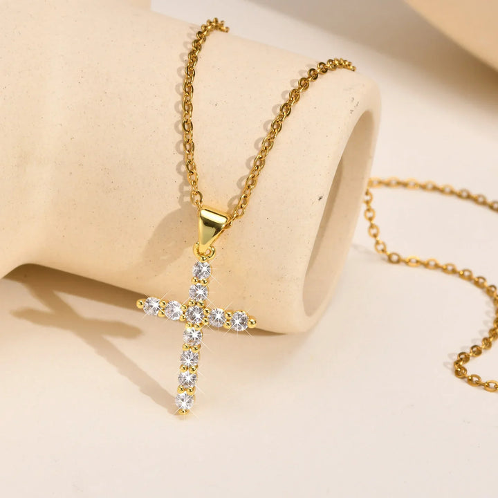 Elariah Radiant Cross Pendant