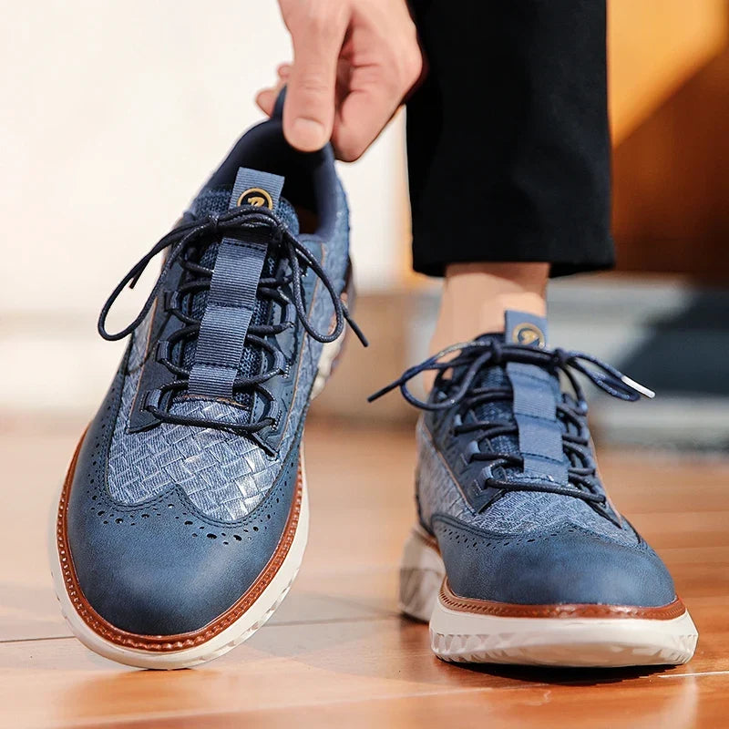 Holden Leather Brogue Sneakers